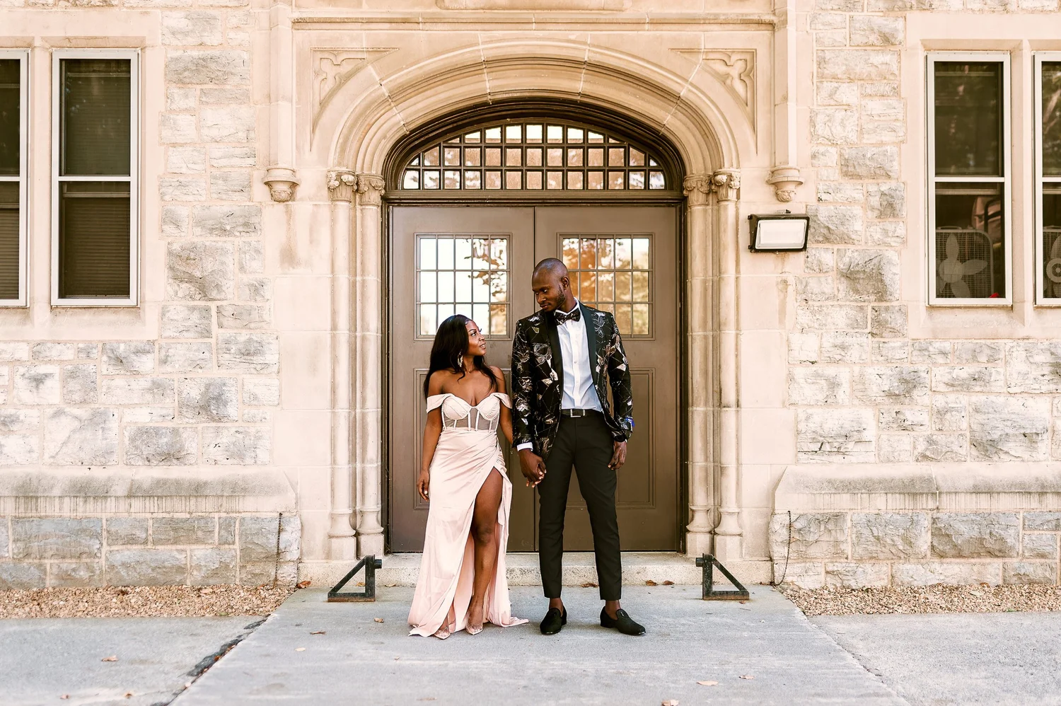 Photograph from A Stunning Autumn Engagement Photoshoot at Virginia Tech Campus by River Songs Photos