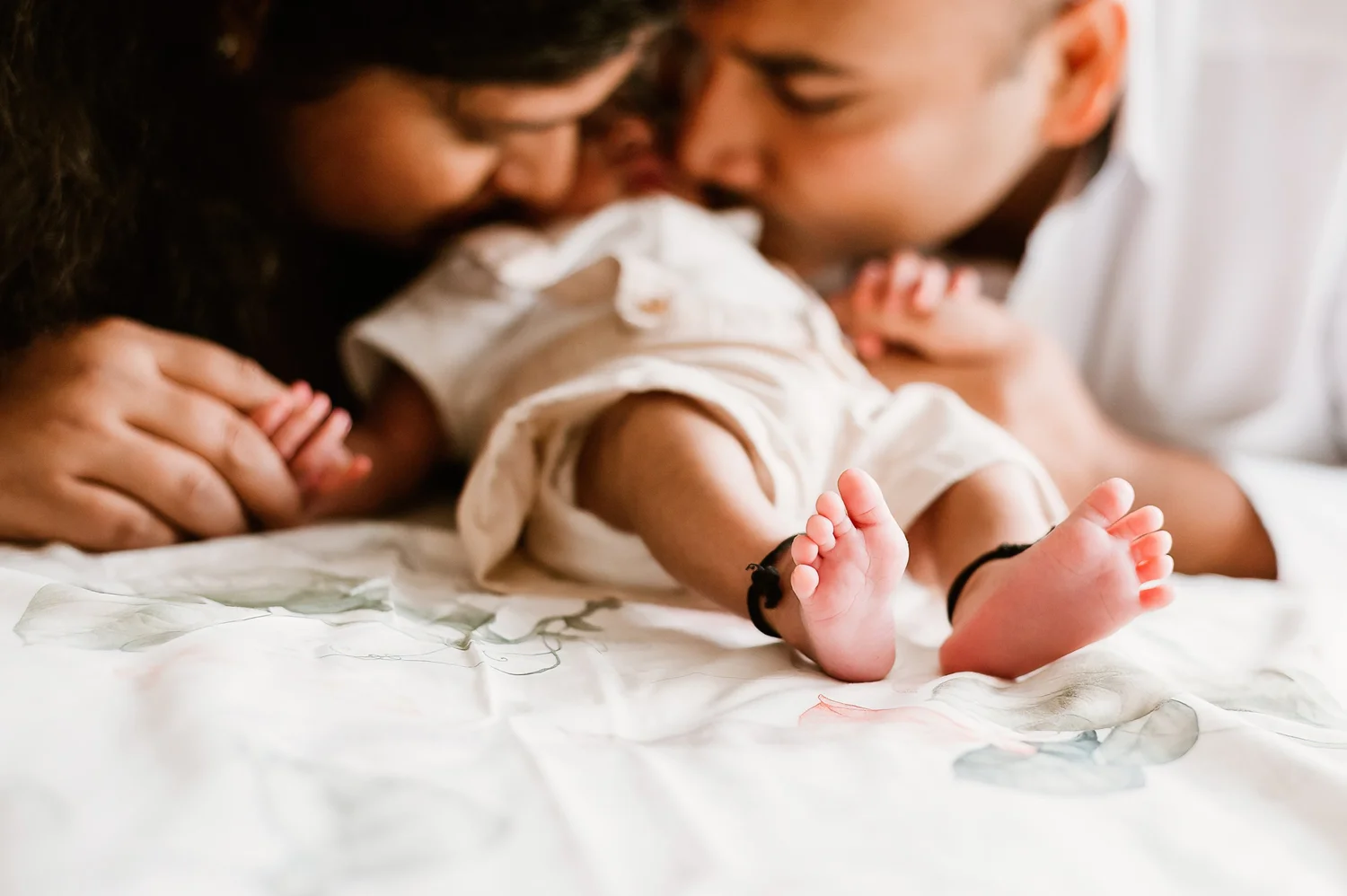 Photograph from In-Home Newborn Photoshoot with Baby Anay and Grandparents by River Songs Photos