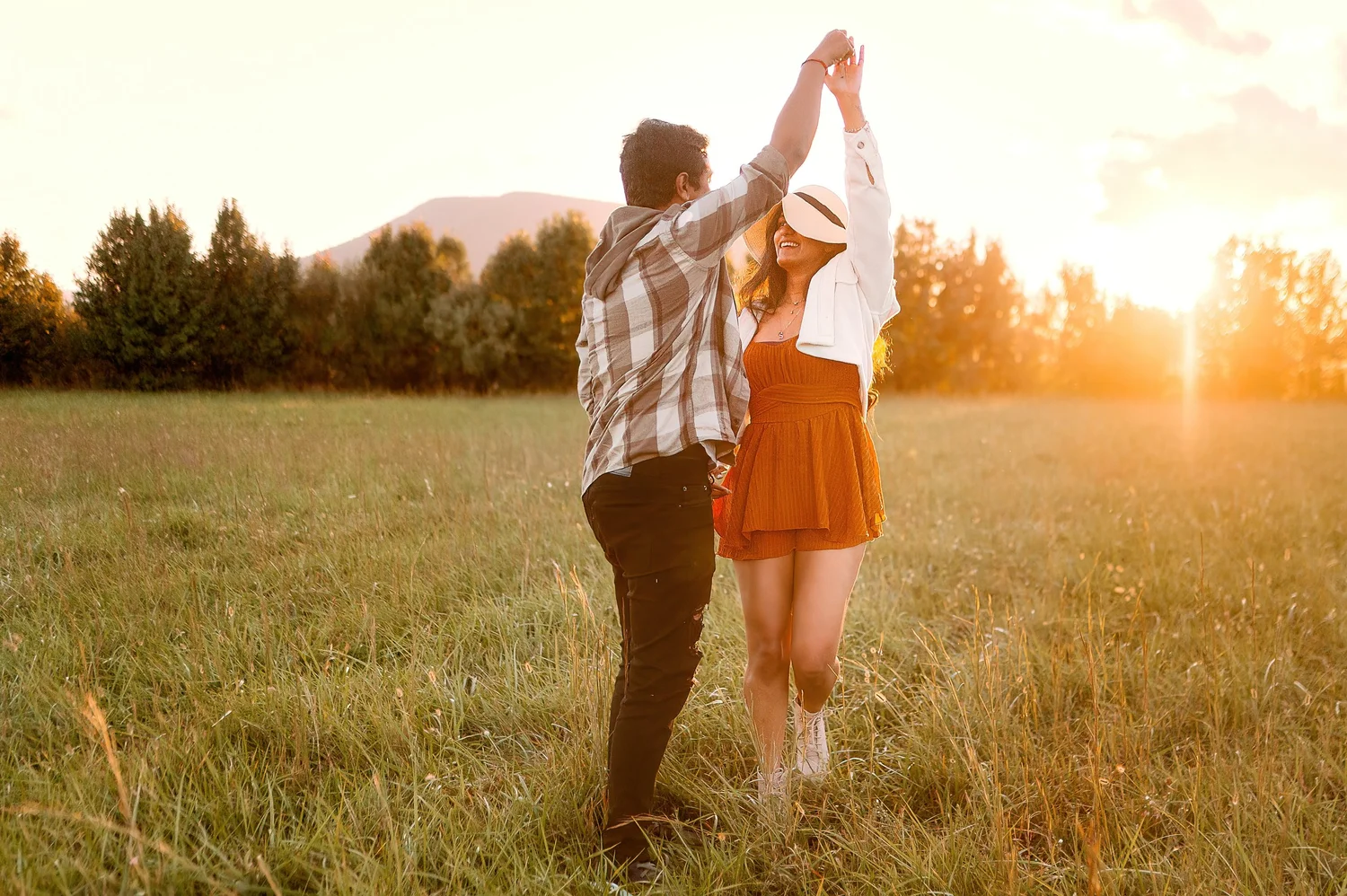 Photograph from A Golden Hour Couples Photoshoot in the Virginia Mountains by River Songs Photos