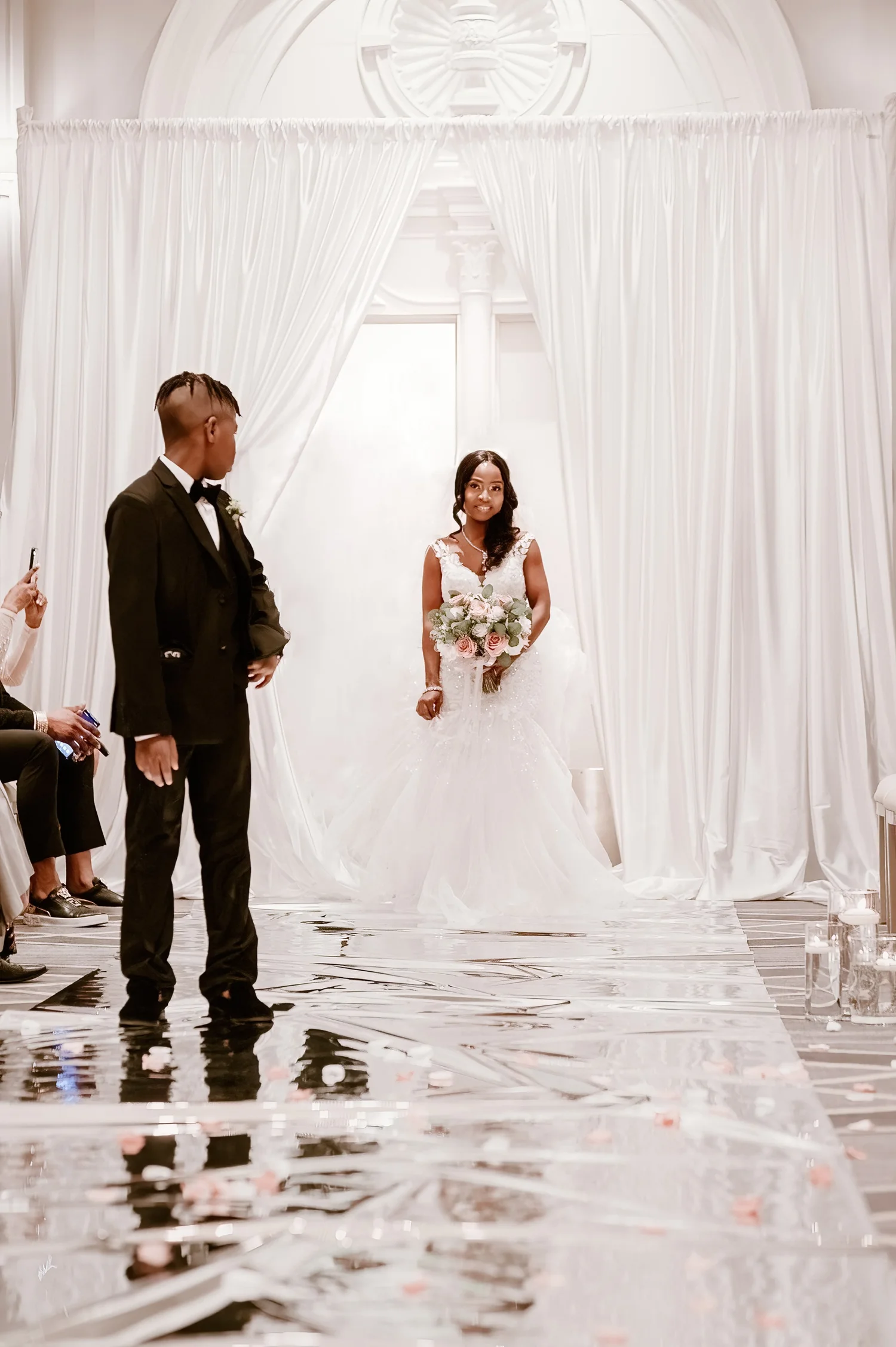 Photograph from Shangler and Markensia’s Wedding at the Historic Virginian Hotel by River Songs Photos
